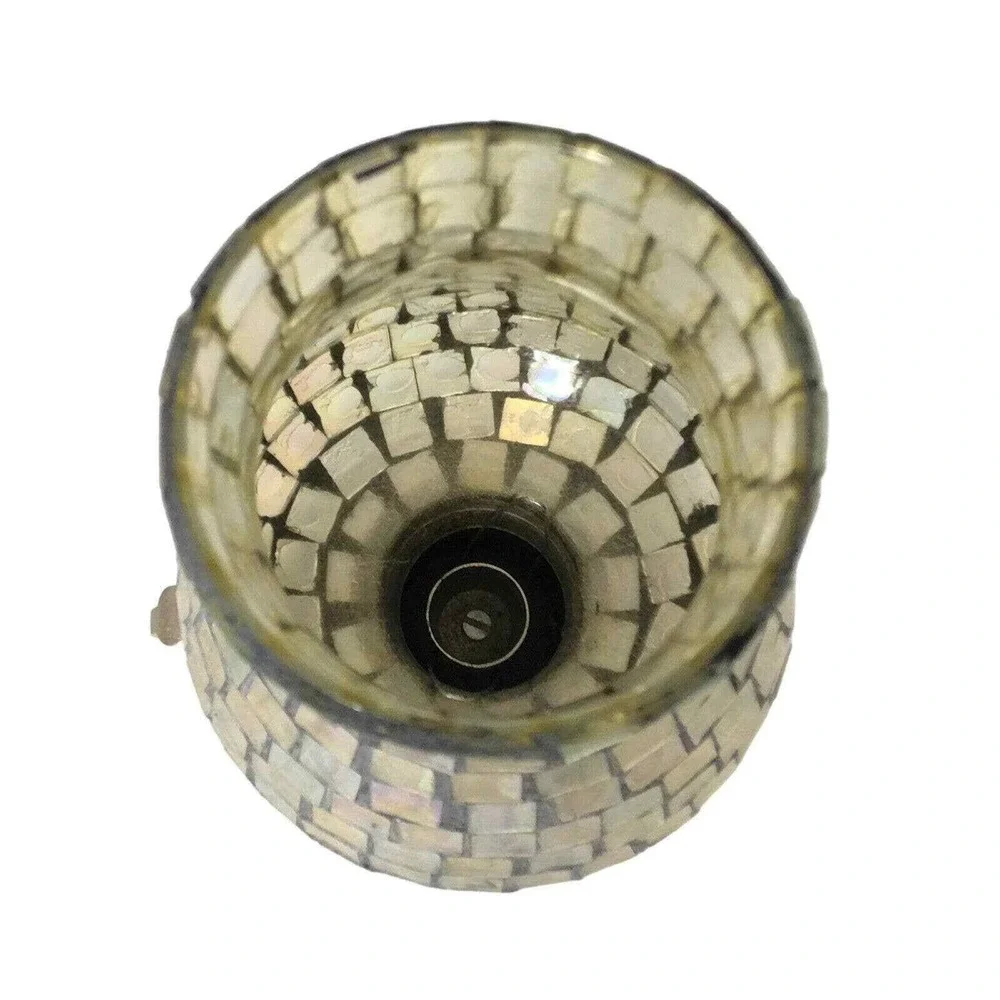 Mosaic Candle Holder‎ Candlestick Holder Vintage Shabby Chic Home Decor Accent